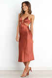 Nairo Dress Rust