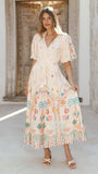 Tamsin Midi Dress Acacia Palm