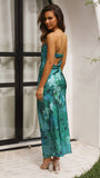 Miya Maxi Dress Green Print