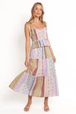 Petai Patchwork Maxi Skirt Botanic Multi