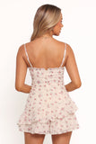 Maris Romper Ivory Pink Rose