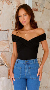 Haiku Bodysuit Black