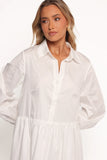 Carlotta Long Sleeve Mini Dress White