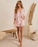 Coastal Escape Paisley Button Down Top