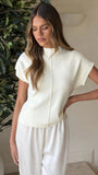 Shiloh Knit Top Cream