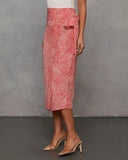 Ayra Printed Midi Skirt