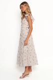 Talia Maxi Dress Cream Multi Floral