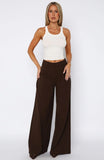 Its Now Or Never Pants Chocolate