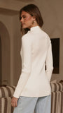 Cleo Long Sleeve Top White