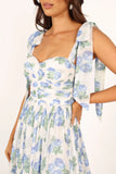 Floret Midi Dress Blue