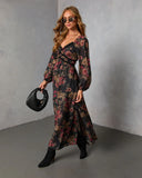 Peony Dust Printed Midi Dress