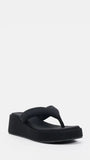 Bibiana Platform Thong Black