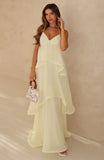Twirl With Me Maxi Dress Lemon