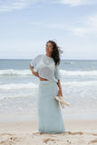 Kinnie Knit Skirt Set Light Blue
