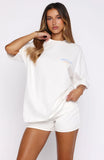 Care For You Oversized Tee White