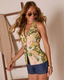 Charming Darling Floral Halter Neck Top