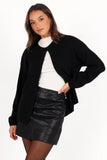 Astor Classic Button Up Cardigan Black
