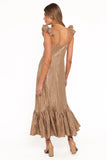 Romola Midi Dress Bronze