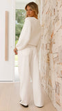 Carmel Knit White