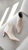 Scotty Boots Chalk Crinkle Patent
