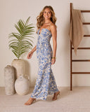 Seabreeze Socialite Paisley Strapless Jumpsuit