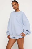Test Drive Oversized Sweater Blue