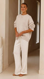 Mila Knit Jumper Oatmeal
