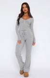 Dont Wake Me Up Pyjama Set Grey Marle