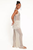 Lorna Knitted Pant Off White