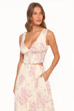 Tinsley Top Lavender Floral