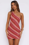 Go Loco Mini Dress Berry