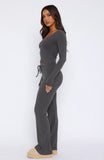 Dont Wake Me Up Pyjama Set Charcoal