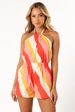 Silanzo Romper Pink Stripe