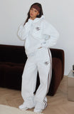 Studio 17 Raven Wide Leg Sweatpants Grey Marle