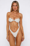 Belmont Bottoms Cream Choc Stripe