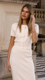 Xanthe Knit Top Cream
