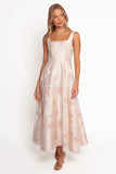 Zaria Midi Dress Pink Floral