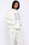 Its Your Chance Oversized Hoodie Grey Marle
