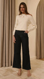 Zayleigh Straight Leg Jeans Dark Denim