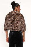 Florian Cropped Jacket Leopard
