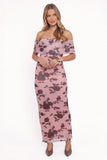 Indya Maxi Dress Pink Floral