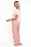 Dean Linen Pants Light Pink