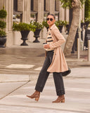 Pinecrest Suede Trench Coat