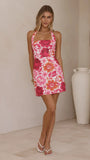 Madelyn Mini Dress Pink Floral