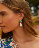 Tidal 18k Gold Plated Drop Earrings