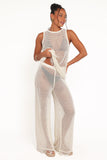 Lorna Knitted Pant Off White