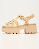 Amina Crochet Chunky Platform Sandals