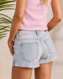 Joslina Cuffed Hem Denim Shorts