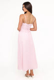 Tilbury Midi Dress Pink Gingham