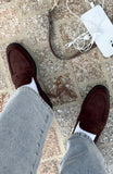 Judson Loafers Chocolate Faux Suede